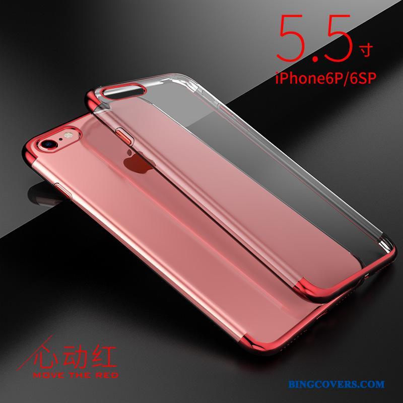 iPhone 6/6s Plus Etui Alt Inklusive Belægning Blød Anti-fald Telefon Rød