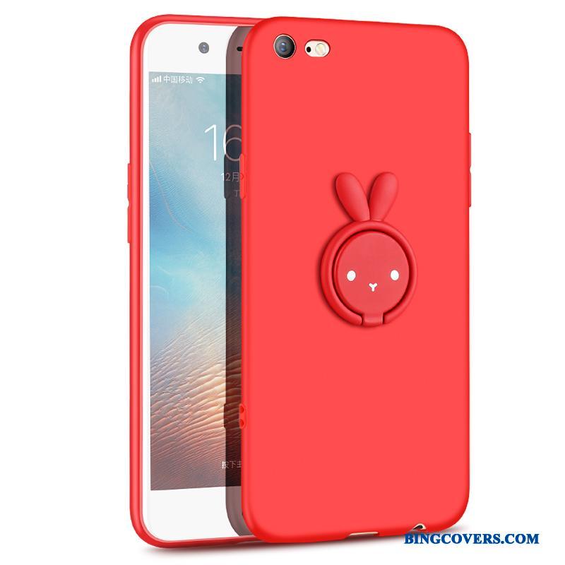 iPhone 6/6s Plus Etui Kreativ Tynd Blød Af Personlighed Silikone Anti-fald Rød