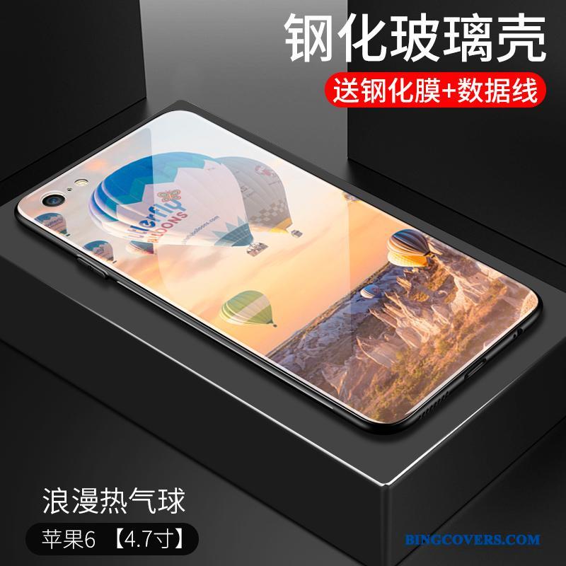 iPhone 6/6s Silikone Cover Alt Inklusive Glas Spejl Etui Telefon
