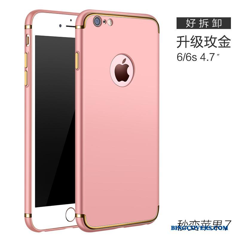 iPhone 6/6s Telefon Etui Tynd Cover Rosa Guld Nubuck Anti-fald Trend