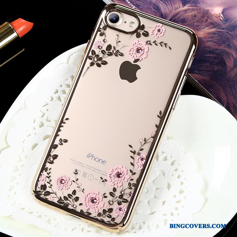 iPhone 7 Cover Luksus Ny Trendy Anti-fald Guld Telefon Etui
