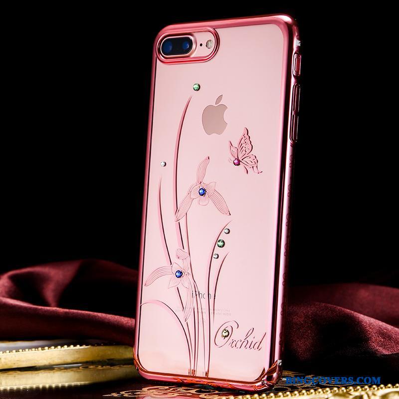 iPhone 7 Hård Anti-fald Ny Telefon Etui Luksus Cover Rosa Guld