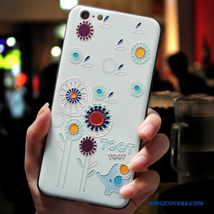 iPhone 7 Hængende Ornamenter Cartoon Telefon Etui Alt Inklusive Smuk Cover Silikone