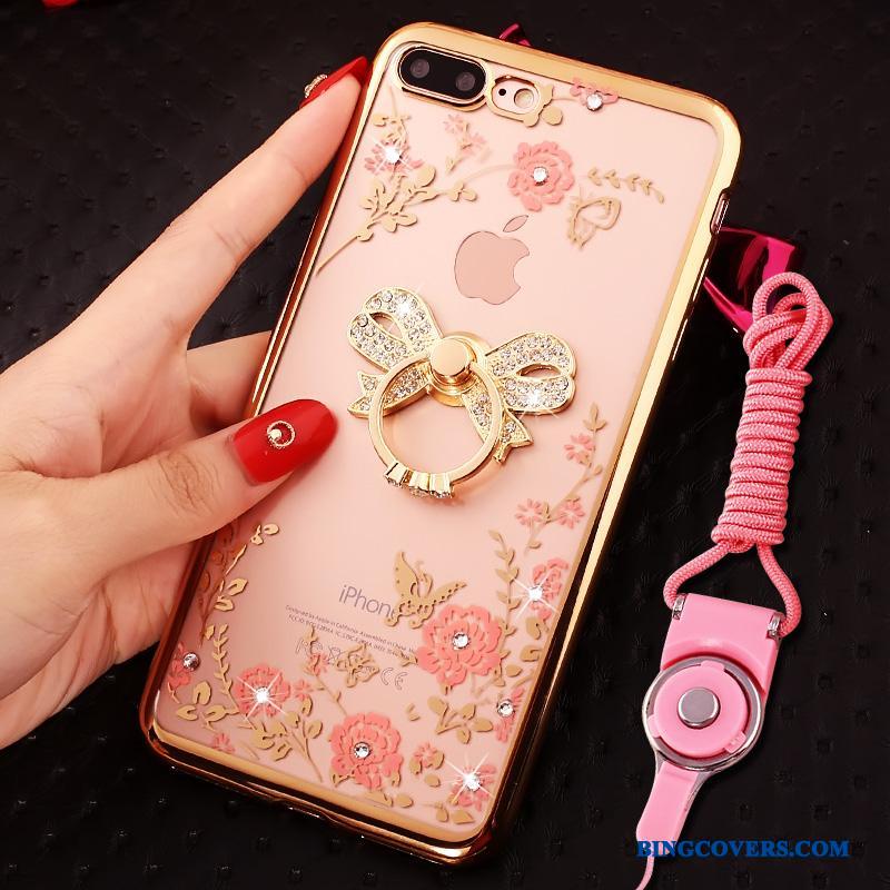 iPhone 7 Plus Af Personlighed Spænde Luksus Hængende Ornamenter Telefon Etui Kreativ Cover