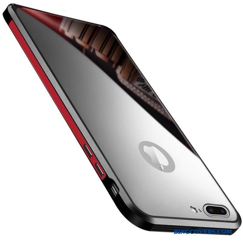iPhone 7 Sort Metal Ny Anti-fald Beskyttelse Ramme Telefon Etui