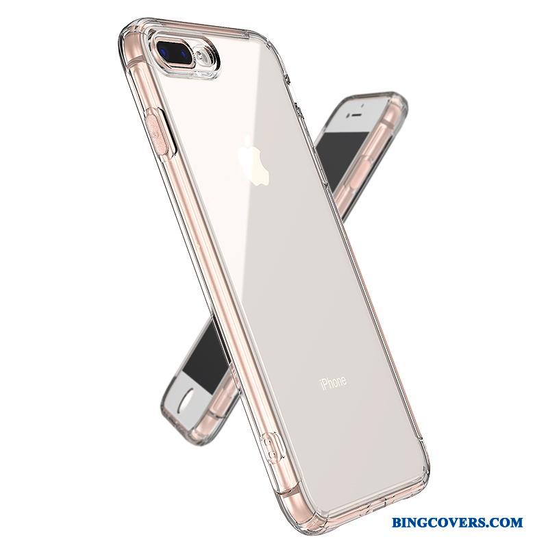 iPhone 8 Plus Alt Inklusive Telefon Etui Silikone Anti-fald Cover Gennemsigtig Gasbag