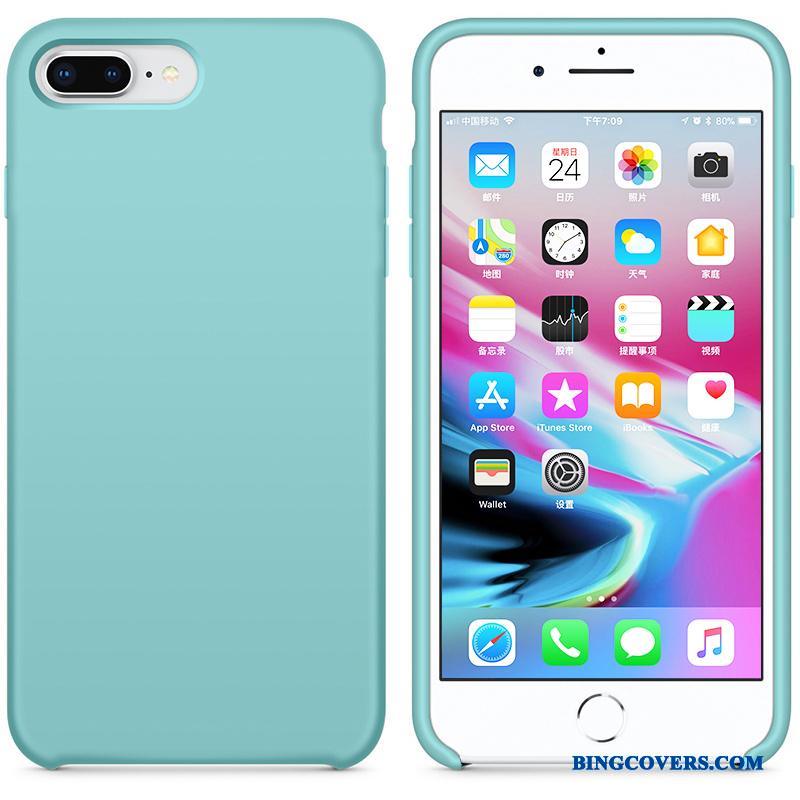 iPhone 8 Plus Grøn Telefon Etui Cover Trendy Blød Silikone Alt Inklusive