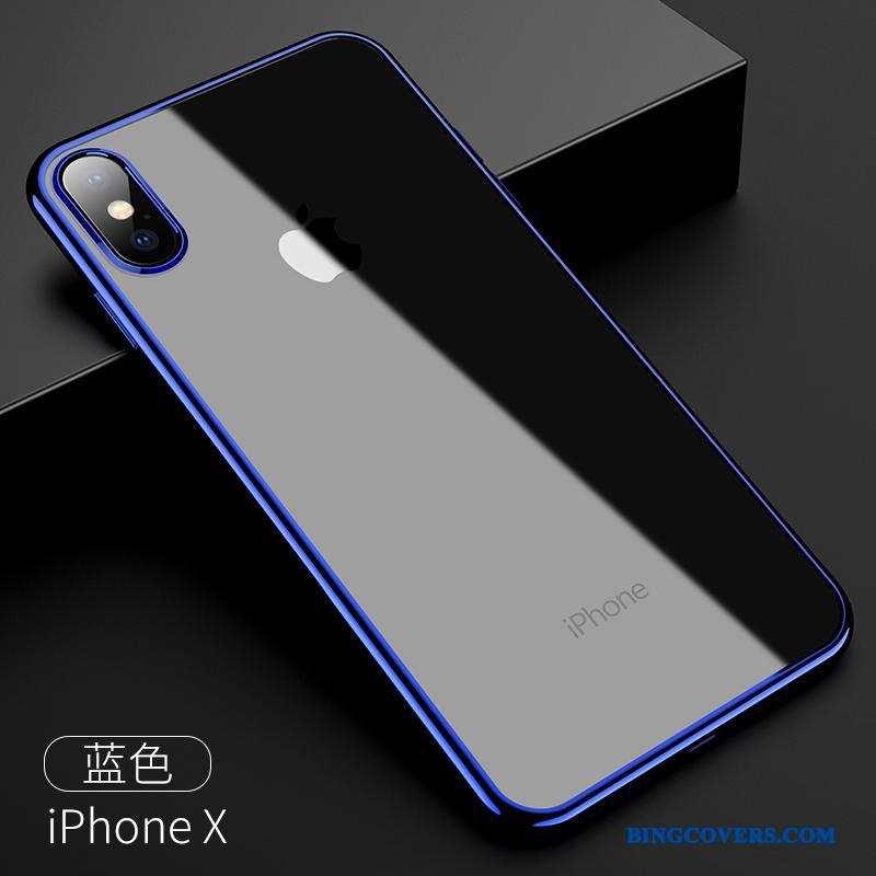 iPhone X Ny Telefon Etui Trend Cover Anti-fald Alt Inklusive Blå