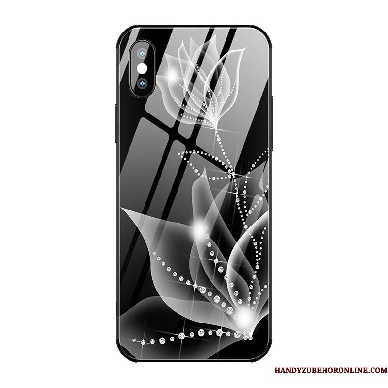 iPhone Xs Max Etui Sort Tynd Mode Anti-fald Ny High End Stjerne