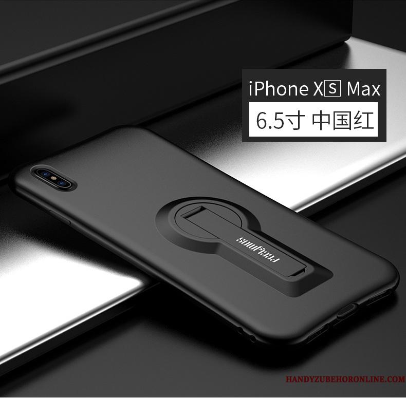 iPhone Xs Max Tynd Support Let Tynd Etui Nubuck Kreativ Silikone